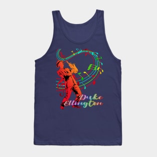 A Man With Saxophone-Duke Ellington Tank Top